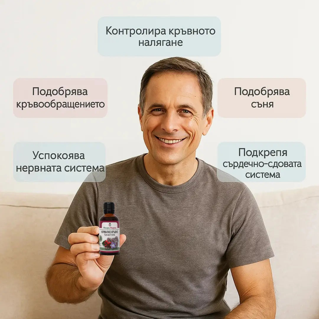 Нормално кръвно – тинктура 50 мл - при високо кръвно