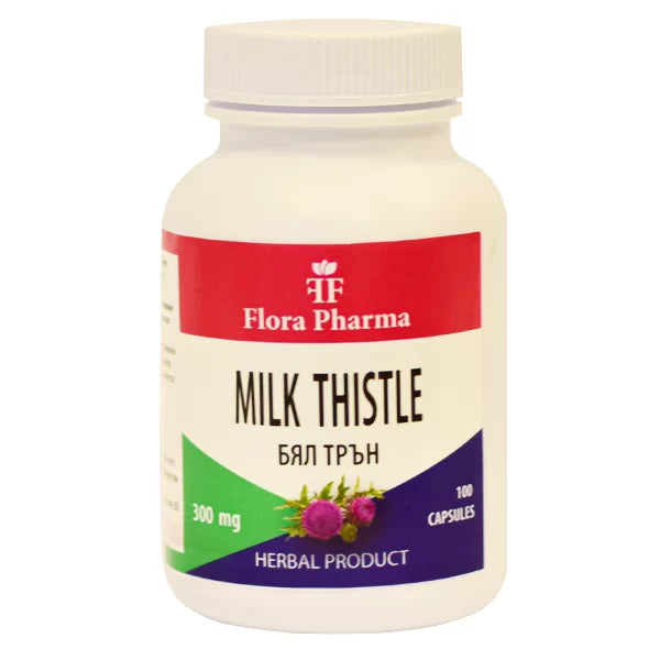 Бял трън – билков продукт 100 капсули, 300 мг - детокс и защита за черния дроб