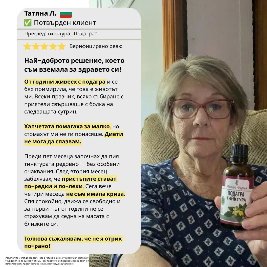Подагра – тинктура 50 мл