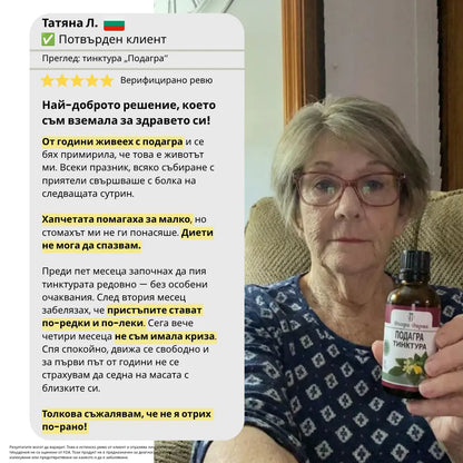 Подагра – тинктура 50 мл