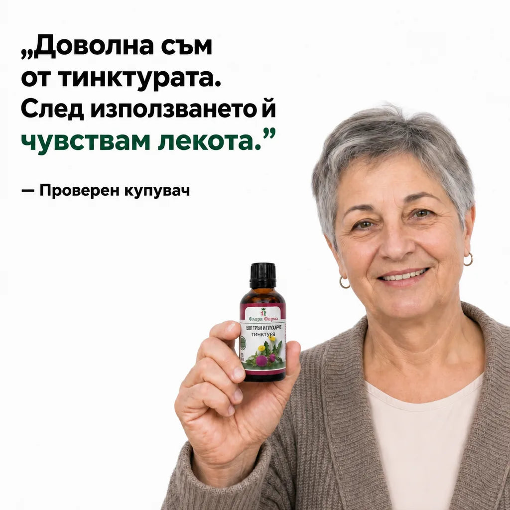 Бял трън и глухарче – тинктура 50 мл - за черен дроб и жлъчка