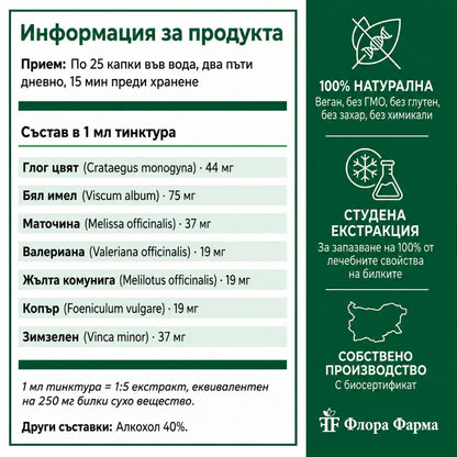 Нормално кръвно – тинктура 50 мл