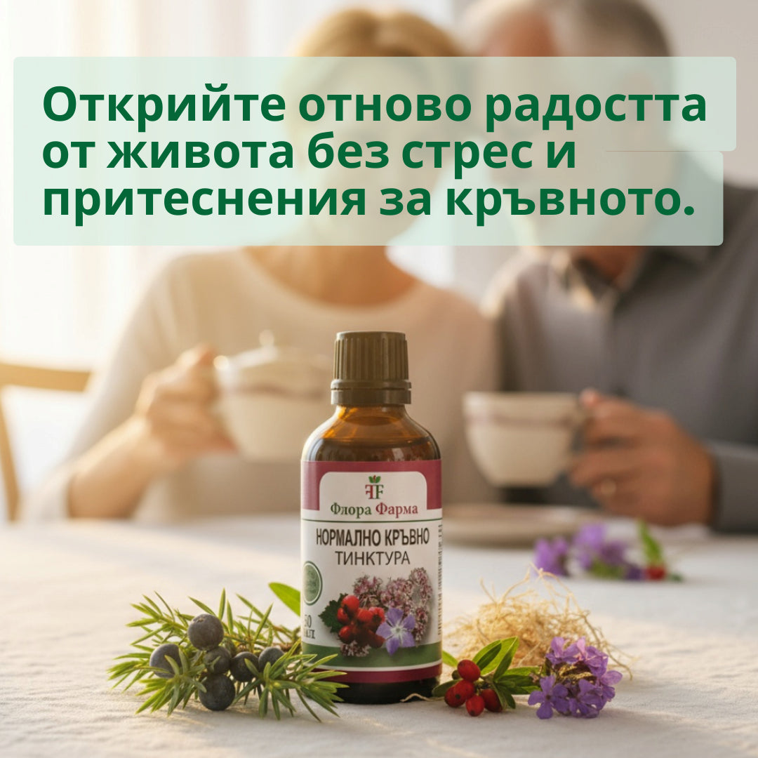 Нормално кръвно – тинктура 50 мл - при високо кръвно