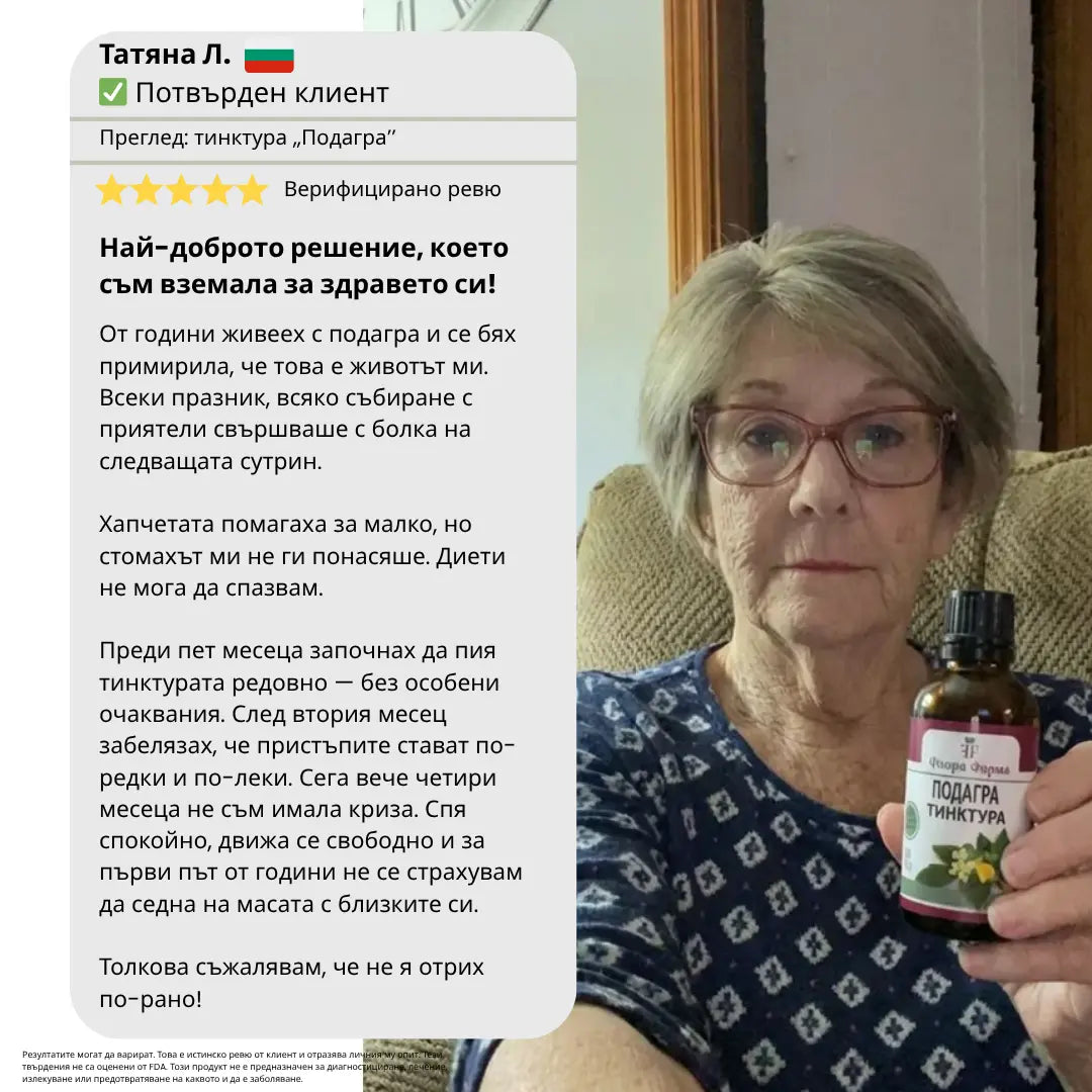Подагра – тинктура 50 мл