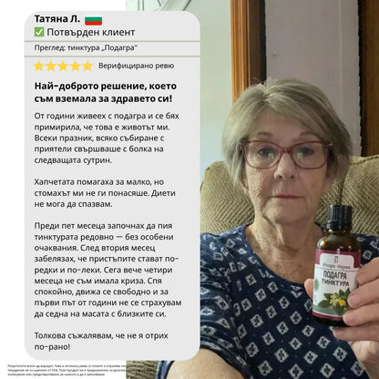 Подагра – тинктура 50 мл