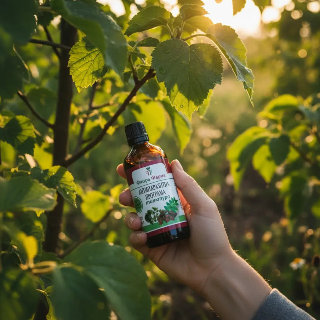 Антипаразитна програма – тинктура 100 мл - убива паразити, бактерии и гъбички
