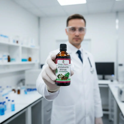 Антипаразитна програма – тинктура 100 мл - убива паразити, бактерии и гъбички