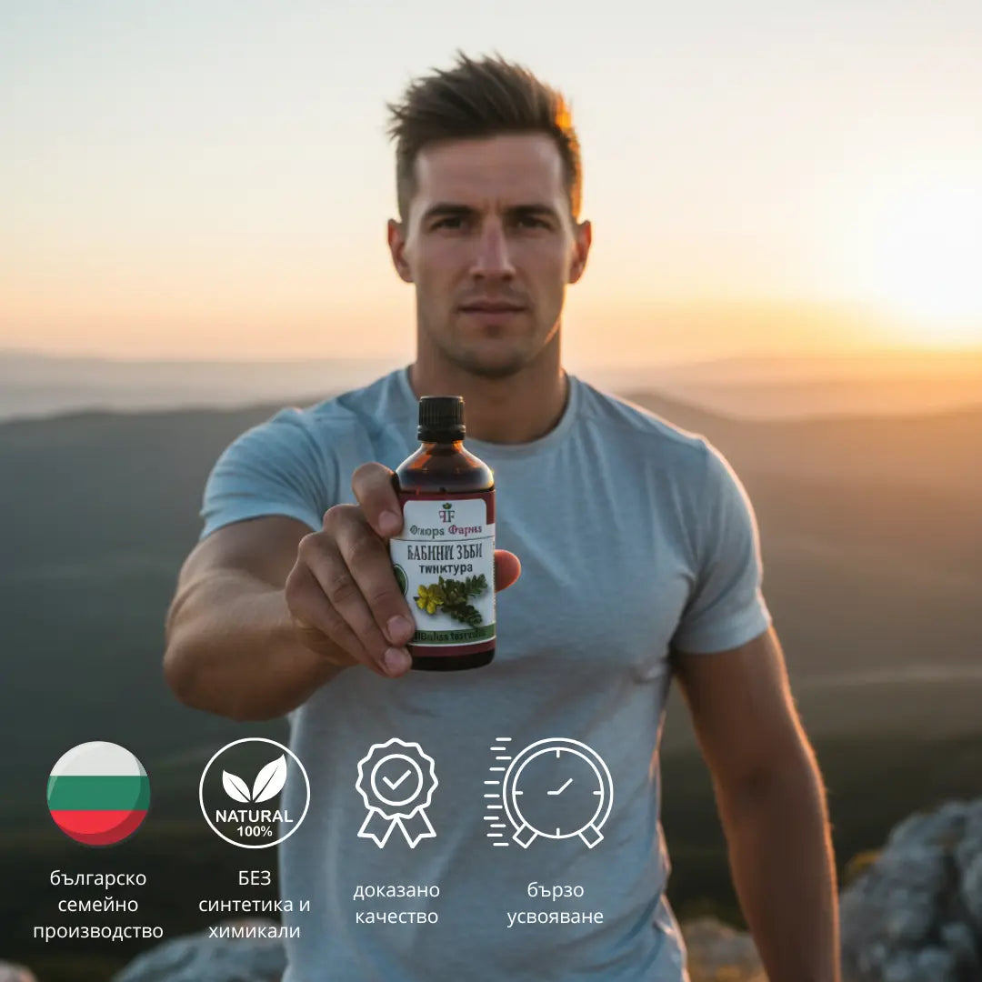 Бабини зъби – тинктура 100 мл - за сила, енергия и либидо